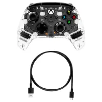 Gamepad HyperX Clutch Gladiate Cu fir / 13 buttons / Transparent photo 4