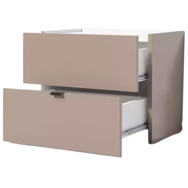 Noptiere Fabrik Home Hardy 45 x 55 x 34.5 / PAL Laminat / Beige photo 2