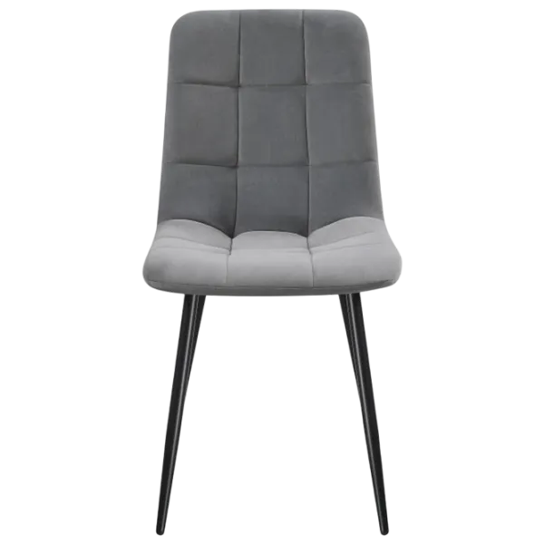 Scaun de bucătărie Fabrik Home Ted Catifea/ Light Gray Black photo 1