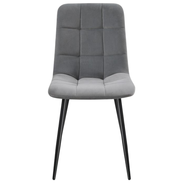 Scaun de bucătărie Fabrik Home Ted Catifea/ Light Gray Black photo 1