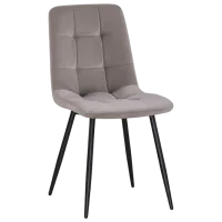 Кухонный стул Fabrik Home Ted  Бархат/ Taupe Черный