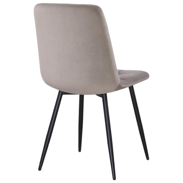 Кухонный стул Fabrik Home Ted  Бархат/ Taupe Черный photo 3 Кухонный стул Fabrik Home Ted  Бархат/ Taupe Черный photo 3