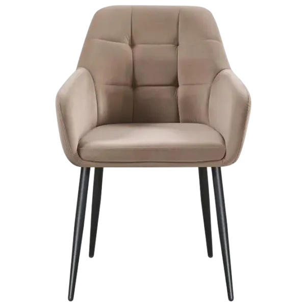 Scaun de bucătărie Fabrik Home Ugo Velur/ Taupe Black photo 1