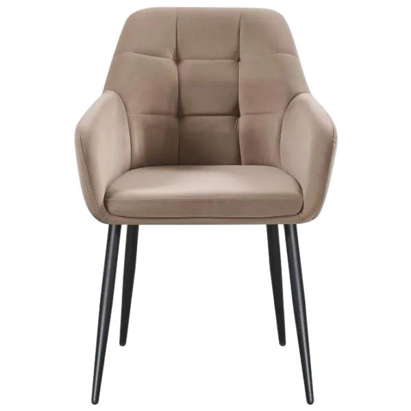Scaun de bucătărie Fabrik Home Ugo Velur/ Taupe Black photo 1