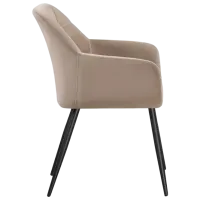 Кухонный стул Fabrik Home Ugo Велюр/ Taupe Черный photo 3