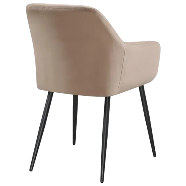 Scaun de bucătărie Fabrik Home Ugo Velur/ Taupe Black photo 4