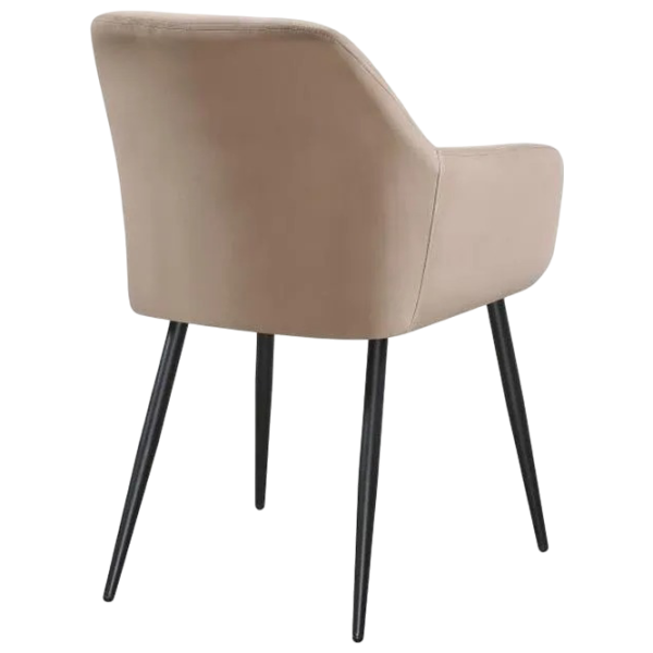 Scaun de bucătărie Fabrik Home Ugo Velur/ Taupe Black photo 4