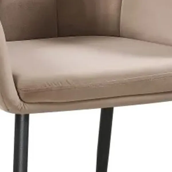 Scaun de bucătărie Fabrik Home Ugo Velur/ Taupe Black photo 6