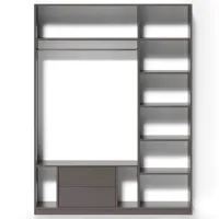 Шкаф Fabrik Home Mezzo 150 x 50см x 200 / ЛДСП / Кобальт серый photo 3
