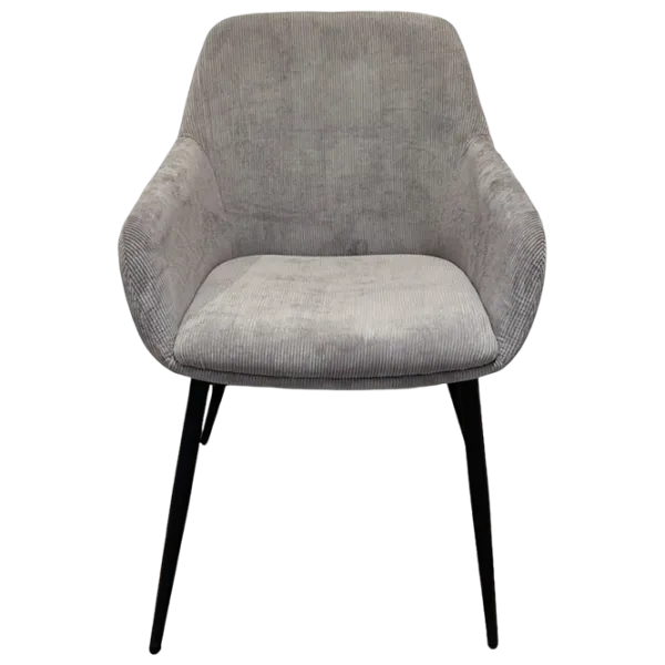 Кухонный стул DecoPrim Sam   Бархат/ Светло Серый Черный photo 1 Кухонный стул DecoPrim Sam   Бархат/ Светло Серый Черный photo 1