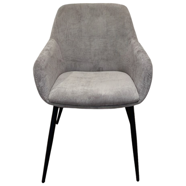 Кухонный стул DecoPrim Sam   Бархат/ Светло Серый Черный photo 1 Кухонный стул DecoPrim Sam   Бархат/ Светло Серый Черный photo 1