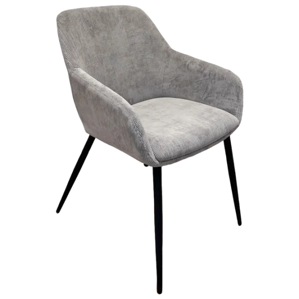 Кухонный стул DecoPrim Sam   Бархат/ Светло Серый Черный photo 2 Кухонный стул DecoPrim Sam   Бархат/ Светло Серый Черный photo 2