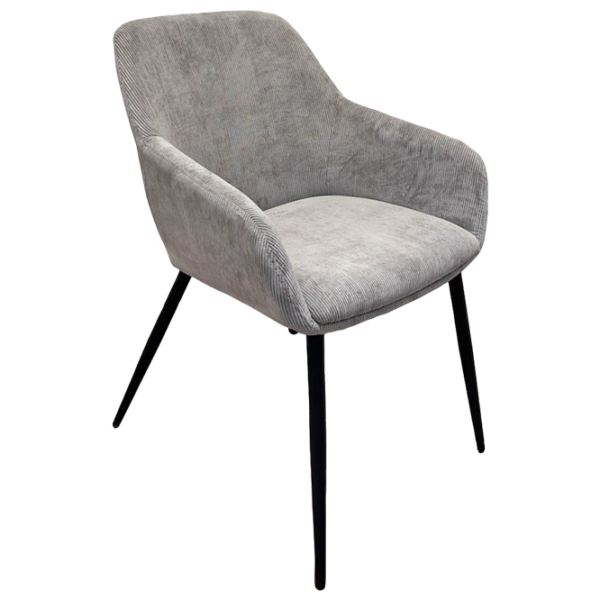 Кухонный стул DecoPrim Sam   Бархат/ Светло Серый Черный photo 2 Кухонный стул DecoPrim Sam   Бархат/ Светло Серый Черный photo 2