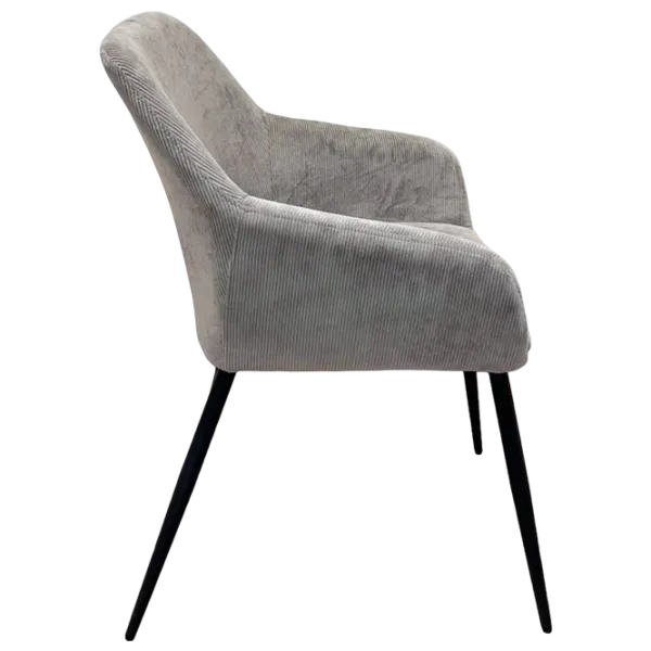 Кухонный стул DecoPrim Sam   Бархат/ Светло Серый Черный photo 3 Кухонный стул DecoPrim Sam   Бархат/ Светло Серый Черный photo 3