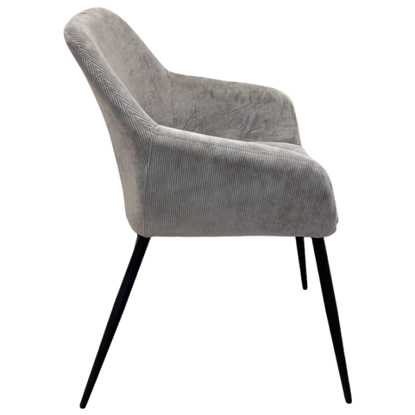 Кухонный стул DecoPrim Sam   Бархат/ Светло Серый Черный photo 3 Кухонный стул DecoPrim Sam   Бархат/ Светло Серый Черный photo 3