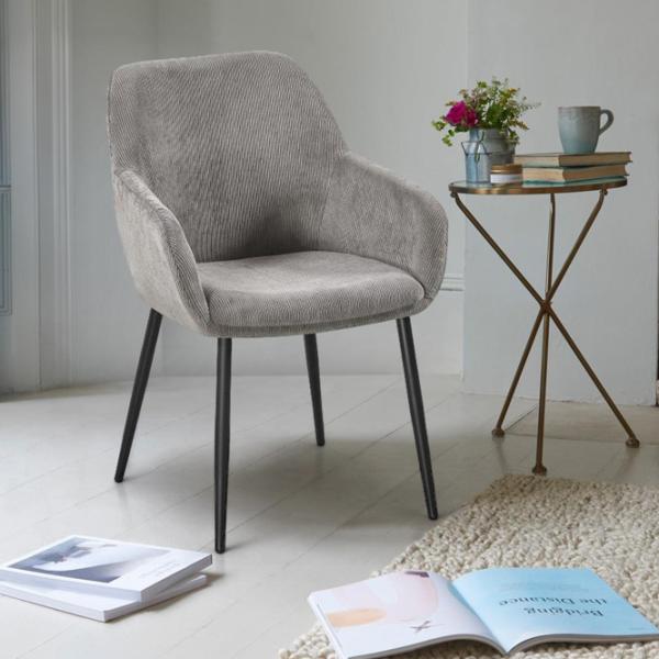 Кухонный стул DecoPrim Sam   Бархат/ Светло Серый Черный photo 4 Кухонный стул DecoPrim Sam   Бархат/ Светло Серый Черный photo 4