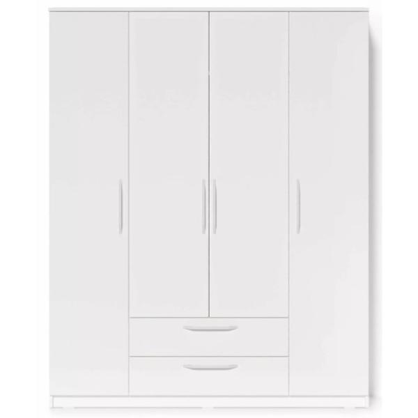 Dulap Fabrik Home Linia №1 160 x 50 x 200 / PAL / Frasin alb photo 2