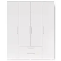 Dulap Fabrik Home Linia №1 160 x 50 x 200 / PAL / Frasin alb photo 2