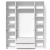 Dulap Fabrik Home Linia №1 160 x 50 x 200 / PAL / Frasin alb photo 4