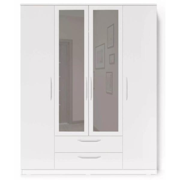 Шкаф Fabrik Home Linia №1 160 x 50см x 200 / ЛДСП / Белый ясень photo 2