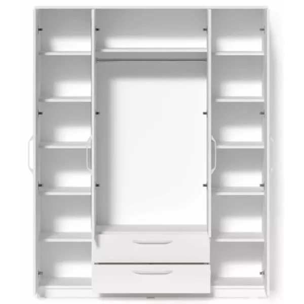 Шкаф Fabrik Home Linia №1 160 x 50см x 200 / ЛДСП / Белый ясень photo 4