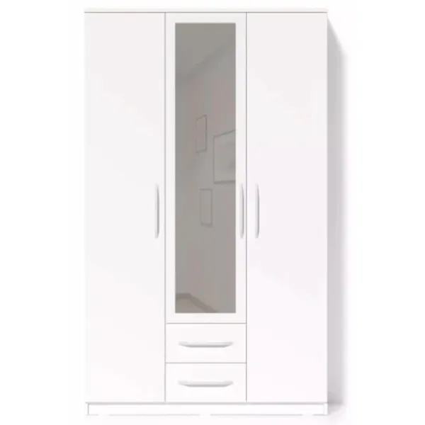 Dulap Fabrik Home Linia №1 120 x 50 x 200 / PAL / Frasin alb photo 2