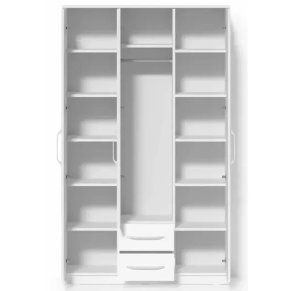 Dulap Fabrik Home Linia №1 120 x 50 x 200 / PAL / Frasin alb photo 3