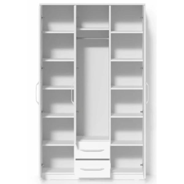 Dulap Fabrik Home Linia №1 120 x 50 x 200 / PAL / Frasin alb photo 3