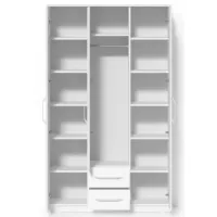 Dulap Fabrik Home Linia №1 120 x 50 x 200 / PAL / Frasin alb photo 3