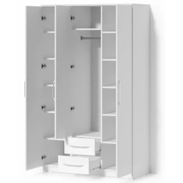 Dulap Fabrik Home Linia №1 120 x 50 x 200 / PAL / Frasin alb photo 4 Dulap Fabrik Home Linia №1 120 x 50 x 200 / PAL / Frasin alb photo 4