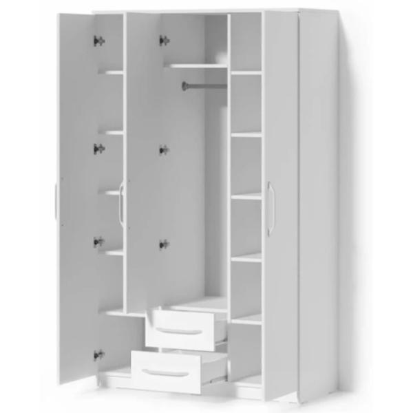 Dulap Fabrik Home Linia №1 120 x 50 x 200 / PAL / Frasin alb photo 4 Dulap Fabrik Home Linia №1 120 x 50 x 200 / PAL / Frasin alb photo 4