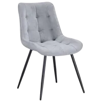 Scaun de bucătărie Fabrik Home EVO Stofă/ Light Gray Black photo 2