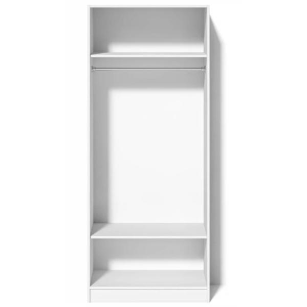 Шкаф Fabrik Home Hardy 2 90 x 55см x 220 / ЛДСП / Белый photo 3 Шкаф Fabrik Home Hardy 2 90 x 55см x 220 / ЛДСП / Белый photo 3