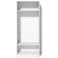 Dulap Fabrik Home Hardy 2 90 x 55 x 220 / PAL / Alb photo 3