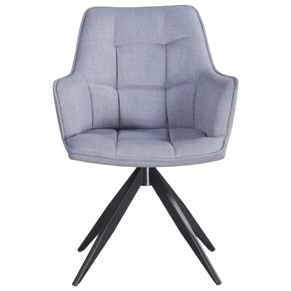 Scaun de bucătărie Fabrik Home Rex Țesătură/ Light Gray Black photo 1
