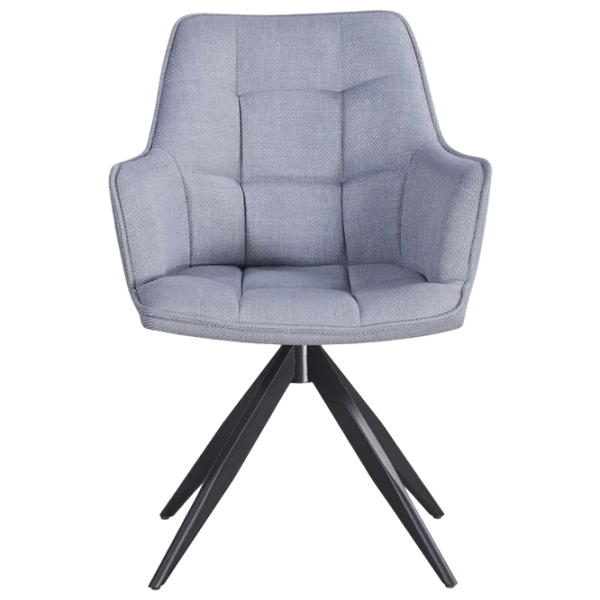 Scaun de bucătărie Fabrik Home Rex Țesătură/ Light Gray Black photo 1