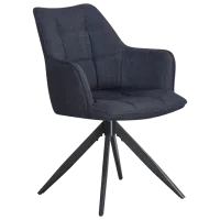 Кухонный стул Fabrik Home Rex Текстиль/ Графит Черный photo 2