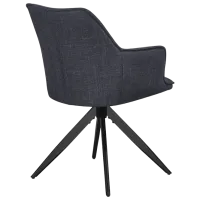Кухонный стул Fabrik Home Rex Текстиль/ Графит Черный photo 3