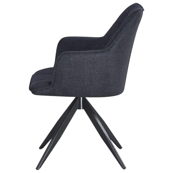 Scaun de bucătărie Fabrik Home Rex Țesătură/ Graphite Black photo 4