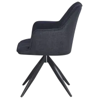 Кухонный стул Fabrik Home Rex Текстиль/ Графит Черный photo 4