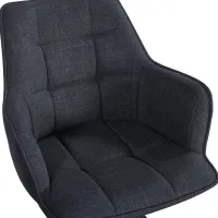 Кухонный стул Fabrik Home Rex Текстиль/ Графит Черный photo 5