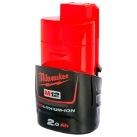 Acumulator pentru instrumente Milwaukee M12B2  Li-Ion / 2 Ah / 12 V