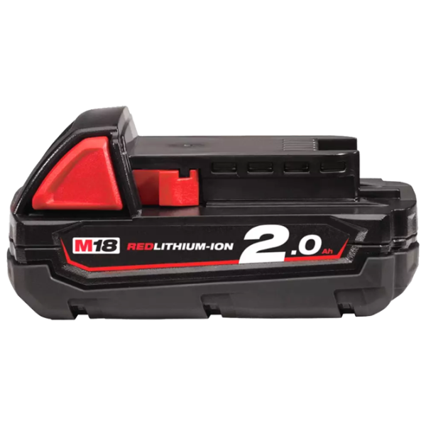 Acumulator pentru instrumente Milwaukee M18B2 Li-Ion / 2 Ah / 18 V photo 2 Acumulator pentru instrumente Milwaukee M18B2 Li-Ion / 2 Ah / 18 V photo 2