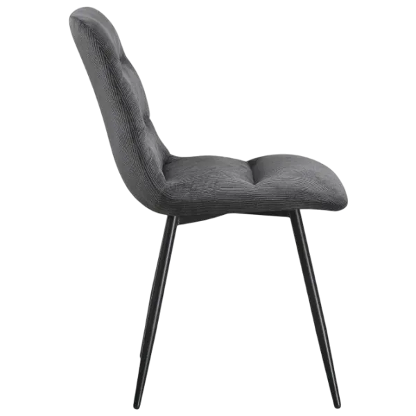 Scaun de bucătărie Fabrik Home BOS Țesătură/ Gray Black photo 3