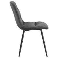 Scaun de bucătărie Fabrik Home BOS Țesătură/ Gray Black photo 3