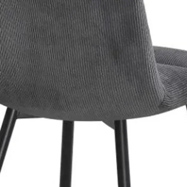 Scaun de bucătărie Fabrik Home BOS Țesătură/ Gray Black photo 6