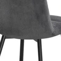 Scaun de bucătărie Fabrik Home BOS Țesătură/ Gray Black photo 6