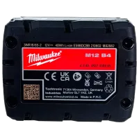Аккумулятор для инструментов Milwaukee M12B4 Li-Ion / 4 Ач / 12 В photo 4