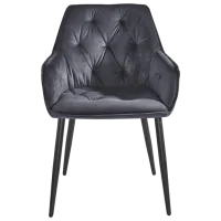 Scaun de bucătărie Fabrik Home BEL Velvet/ Gray Black