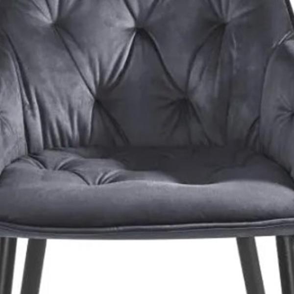 Scaun de bucătărie Fabrik Home BEL Velvet/ Gray Black photo 5 Scaun de bucătărie Fabrik Home BEL Velvet/ Gray Black photo 5